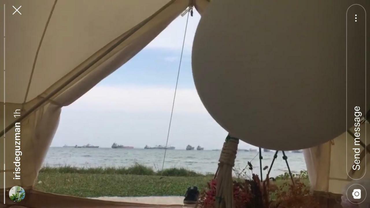 Glamping Kaki - Medium Bell Tent Singapore Bagian luar foto